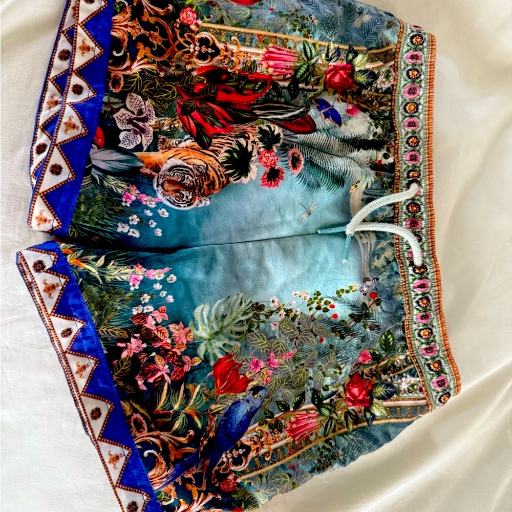 Camilla Kids Swim Trunks with Multicolor Pattern